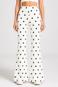 Lightweight Stretch High-Waisted Flared Pants