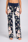 Loose Fit Adjustable Drawstring Printed Pants