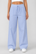 Lightweight Breathable Wide-Leg Pants With Pockets