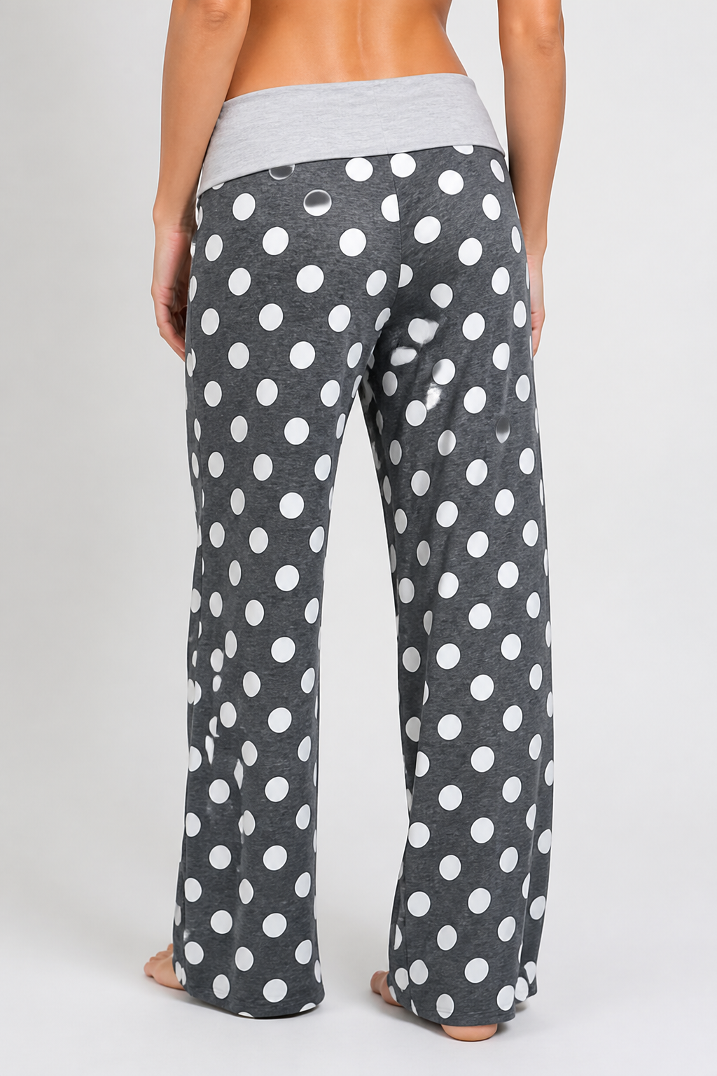 Loose Fit Adjustable Drawstring Printed Pants