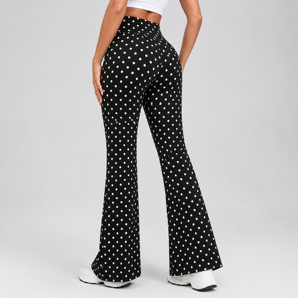 High-Waist Tummy-Control & Stretch Flare Pants