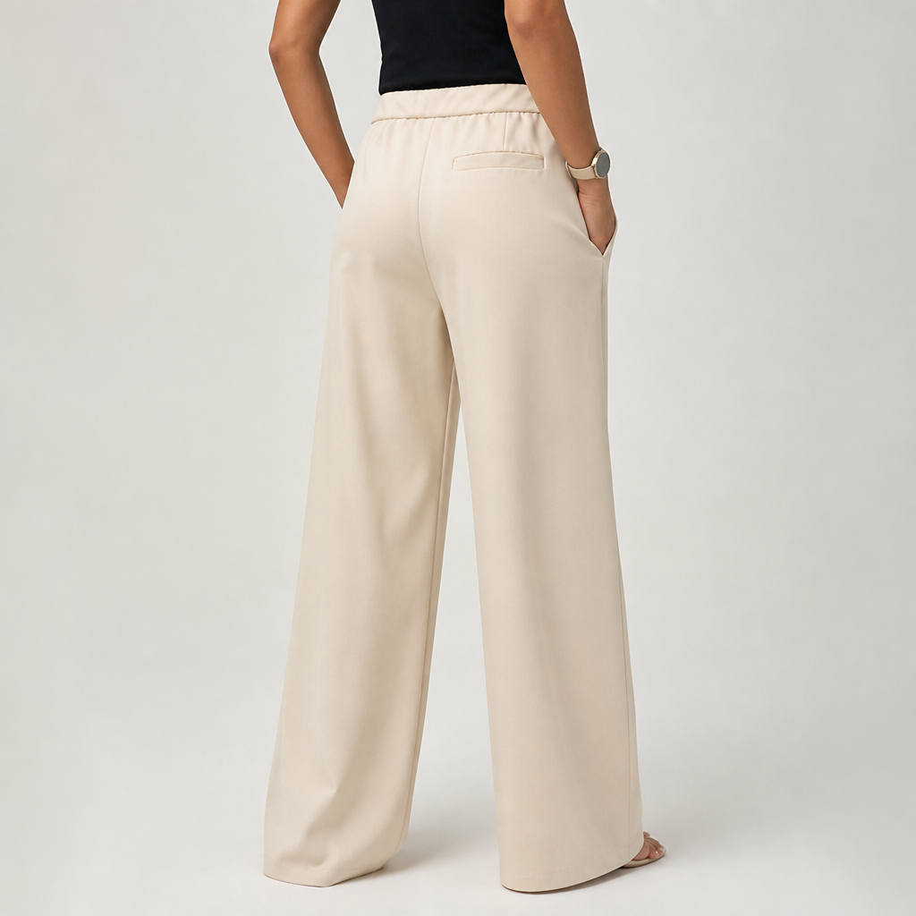 High-Waisted Wide-Leg Pants