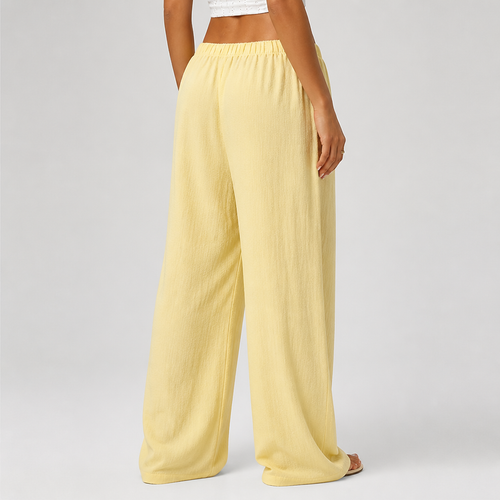 Breathable Lightweight Wide-Leg Pants