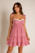 French Vintage Lace Spaghetti Strap Dress