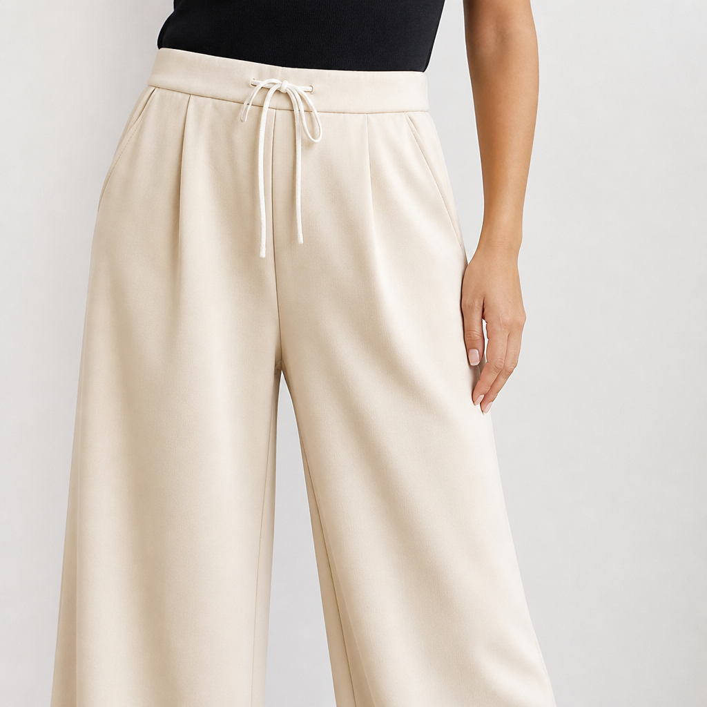 High-Waisted Wide-Leg Pants