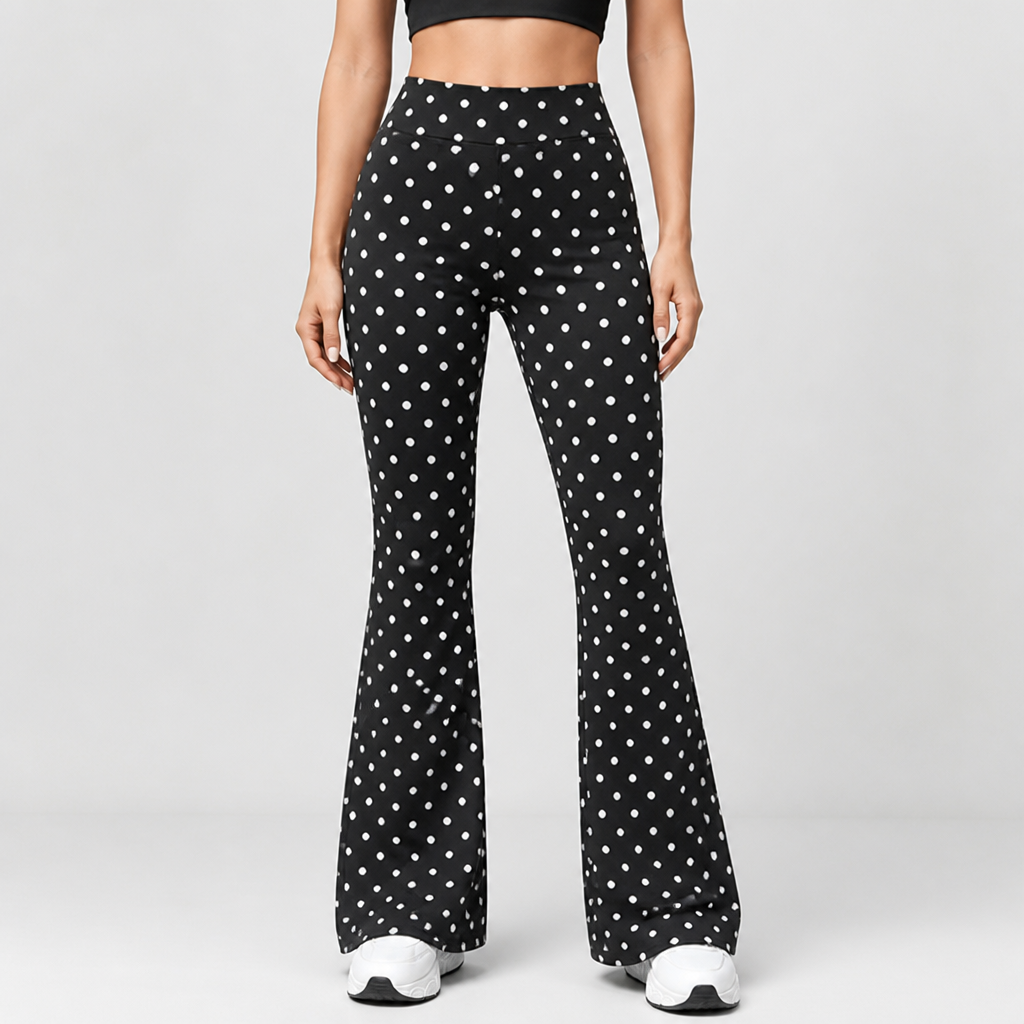 High-Waist Tummy-Control & Stretch Flare Pants