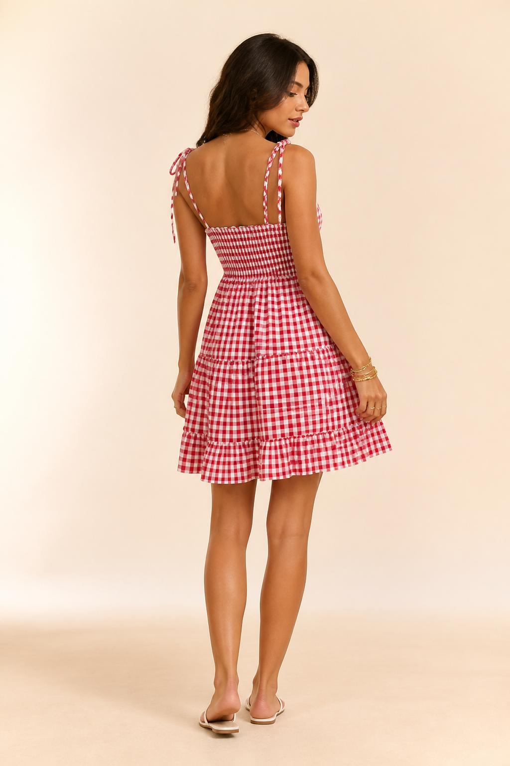 French Vintage Lace Spaghetti Strap Dress