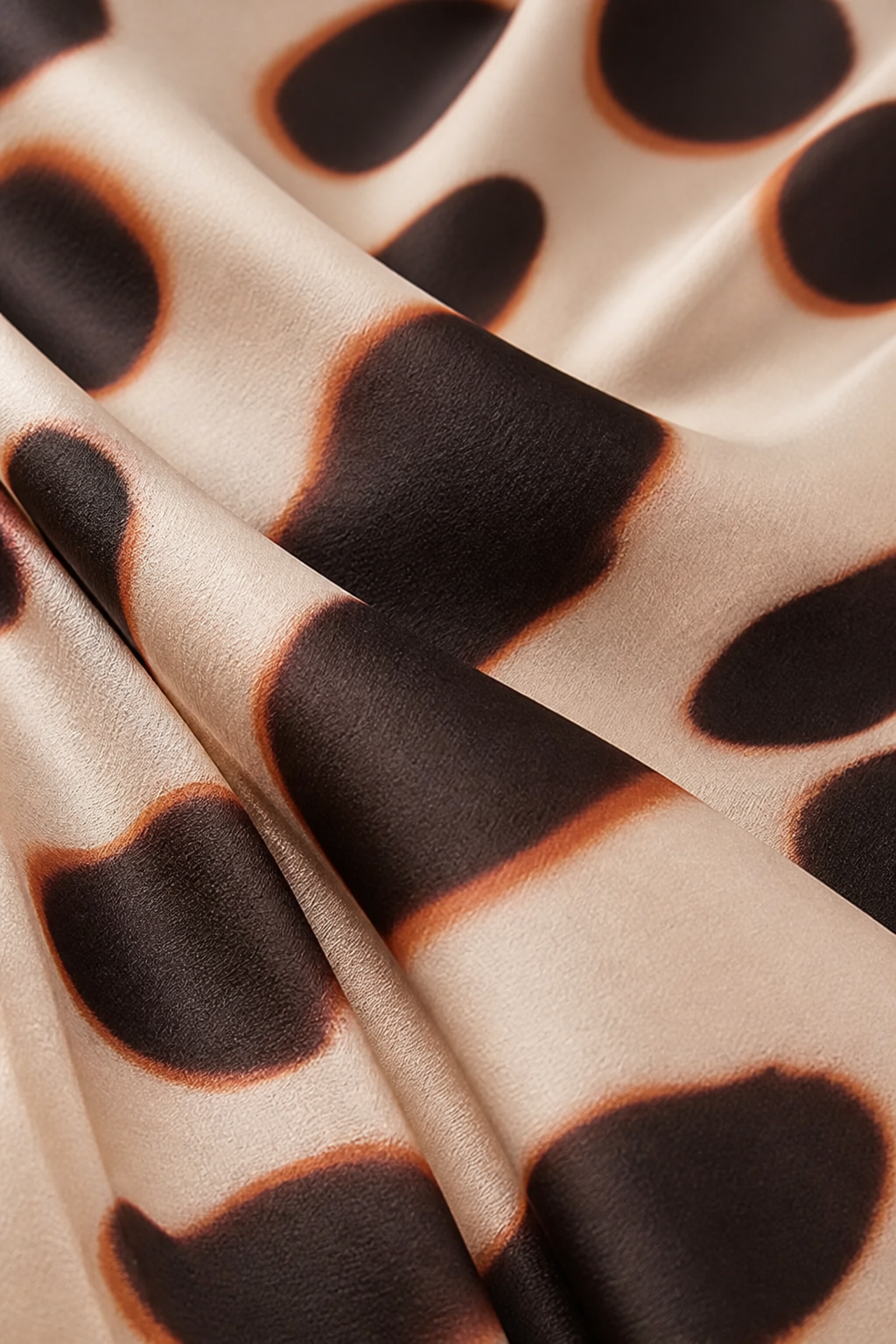 Lightweight Adjustable Ruched Animal Print Slip Dress